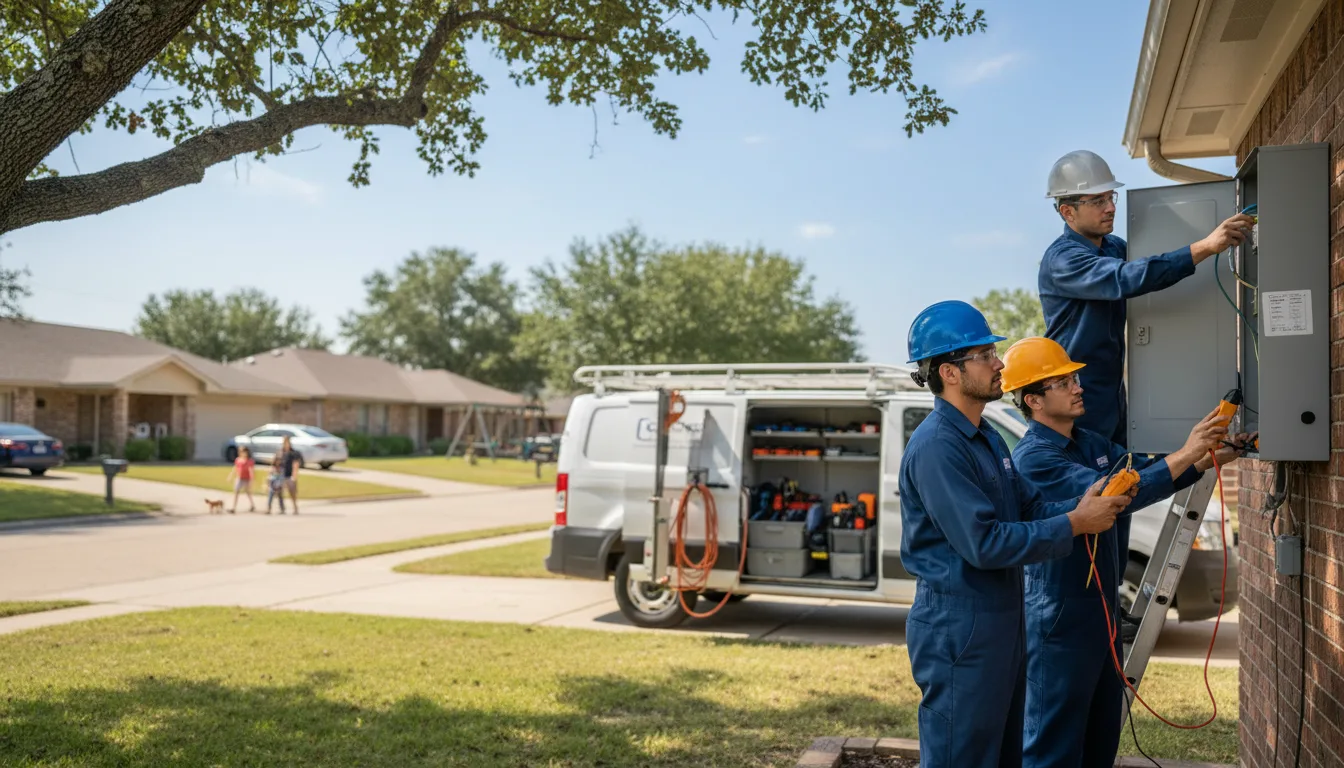 Certified electrician providing emergency electrical services in Sumner, IA